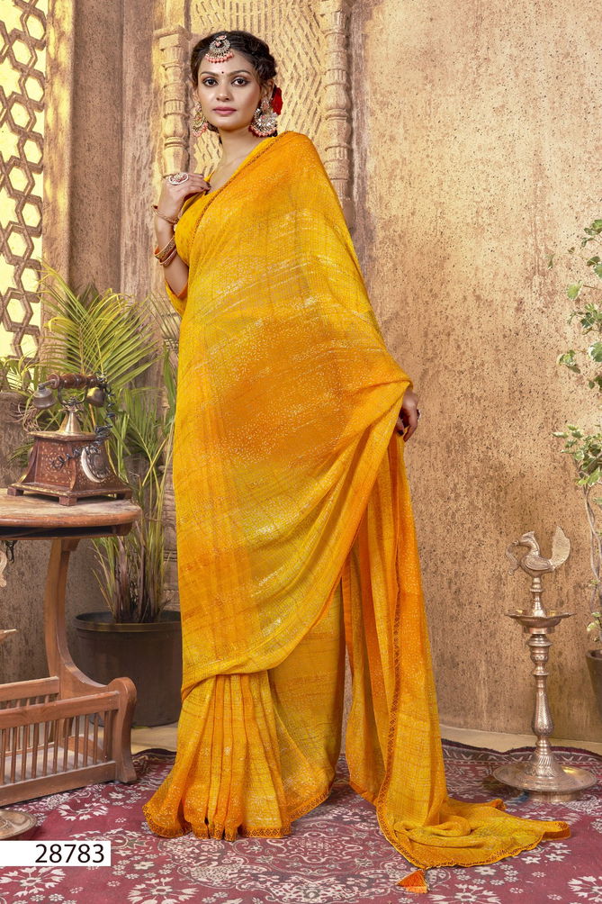 Romy Vol 5 By Vallabhi Printed Georgette Sarees Wholesale Shop In Surat